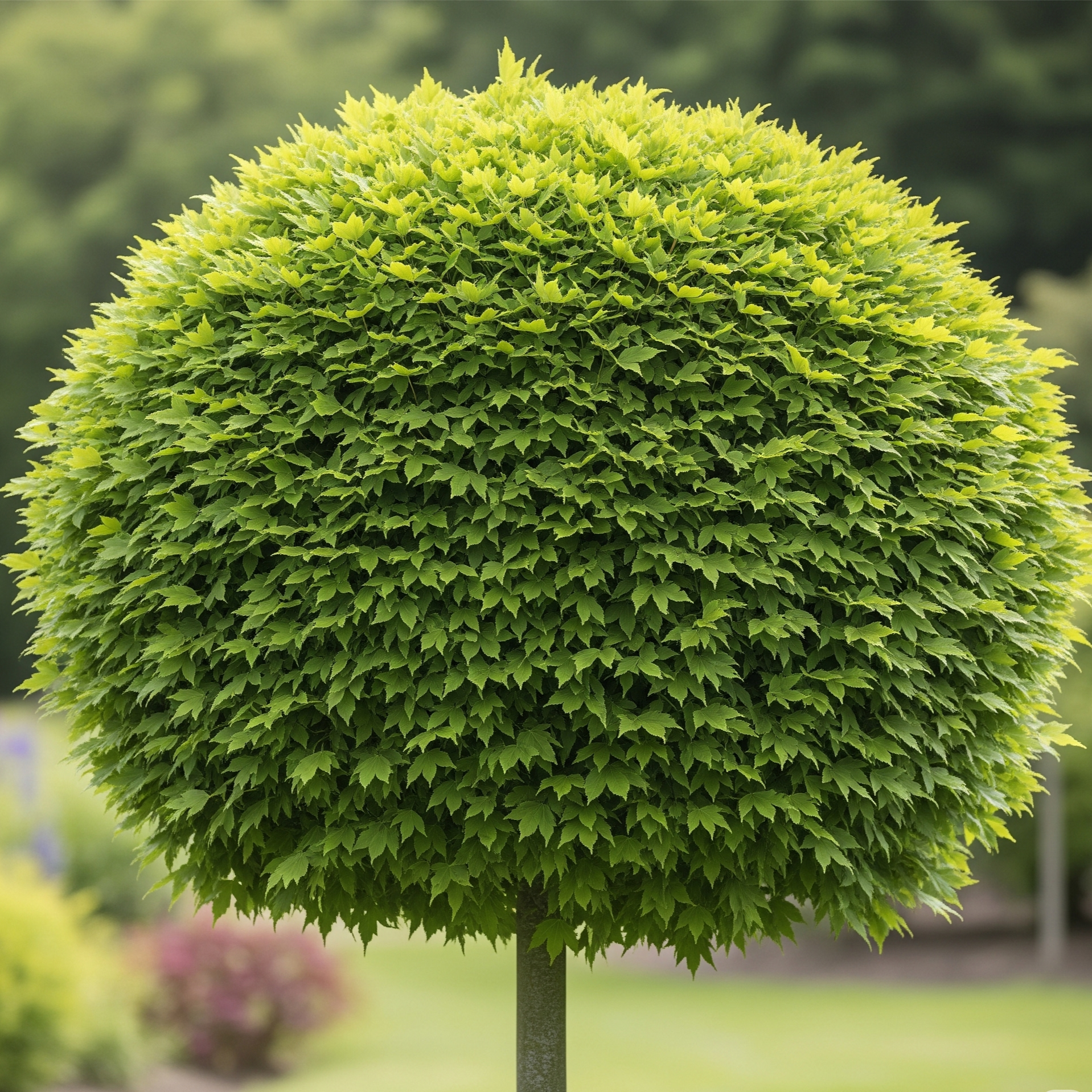 Acero Platanoides Globosum – 10 Semi – Albero a Chioma Globosa, Ideale per Piccoli Giardini, Foglie Verdi, Alta Qualità