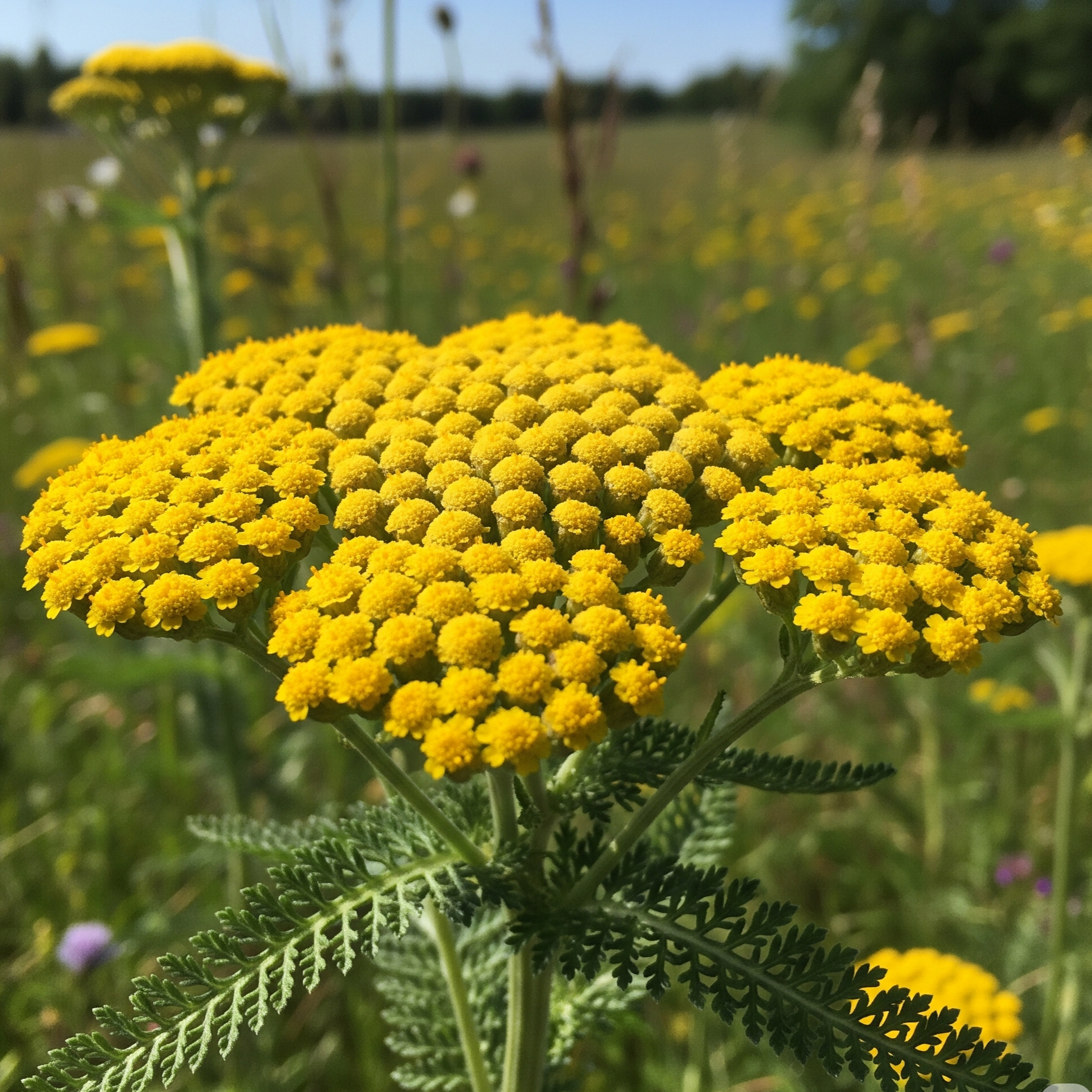 Achillea Filipendulina – 30 Semi – Achillea Gialla, Fiore a Ombrello, Fiori Recisi, Ideale per Giardini Rocciosi, Pianta Perenne