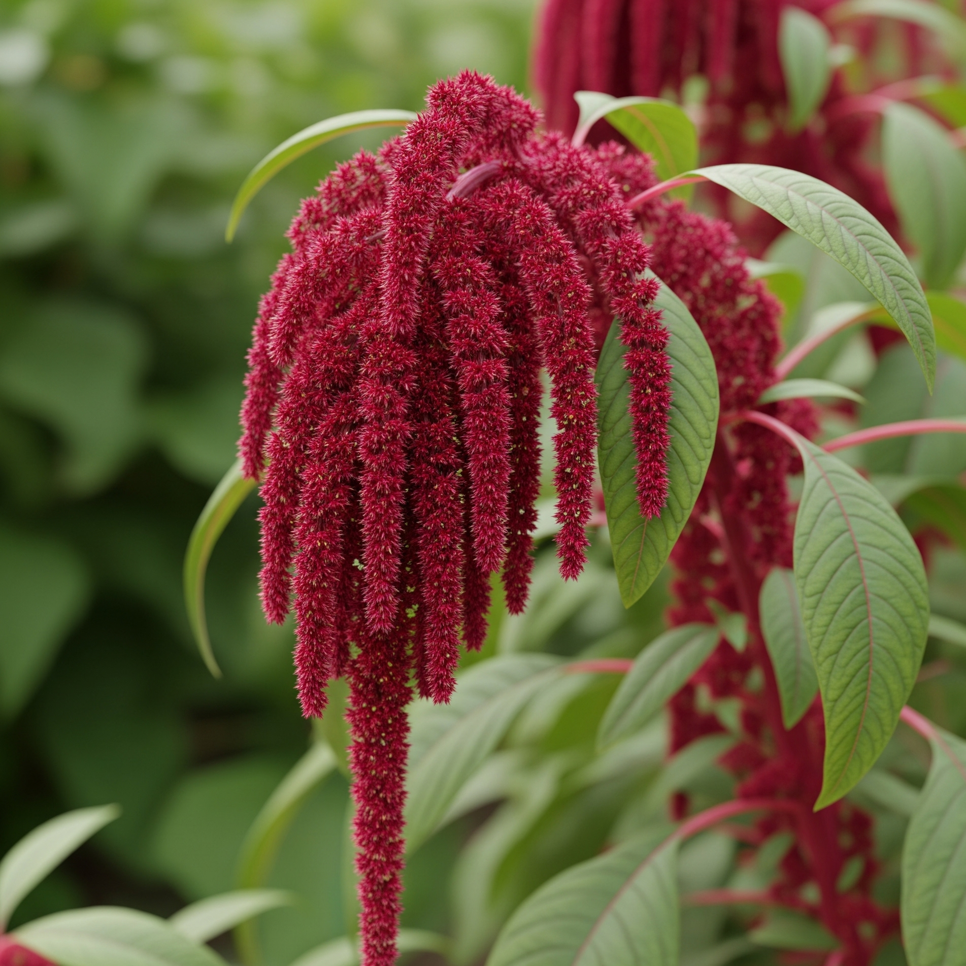 Amaranto Coda di Volpe – 30 Semi – Raro, Gigante, Alta Germinabilità, Pianta Ornamentale, Spighe Rosse