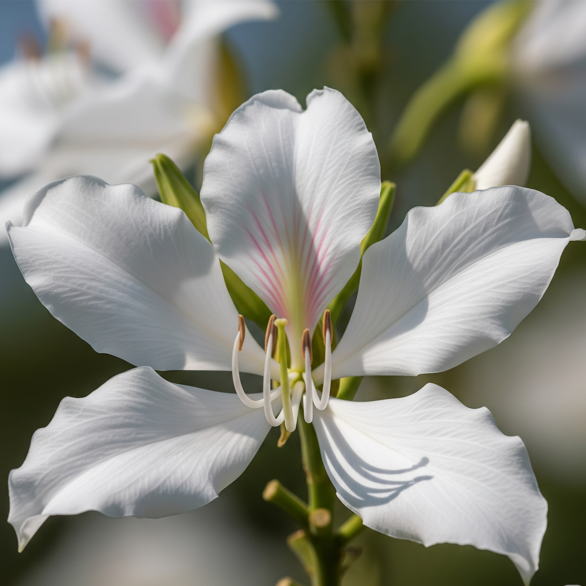 Bauhinia Acuminata – 10 Semi – Albero Orchidea, Fiori Bianchi Profumati, Tropicale, Decorativo, Facile Crescita
