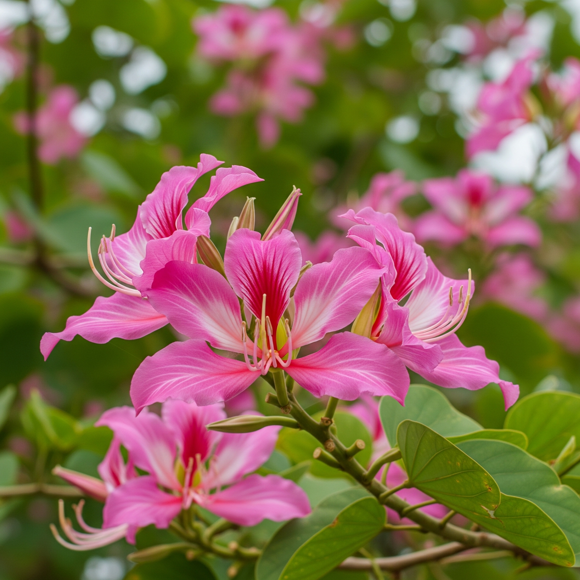 Bauhinia Purpurea (Albero Orchidea) – 10 Semi – Alta Qualità, Selezionati, Fiori Esotici, Pianta Ornamentale