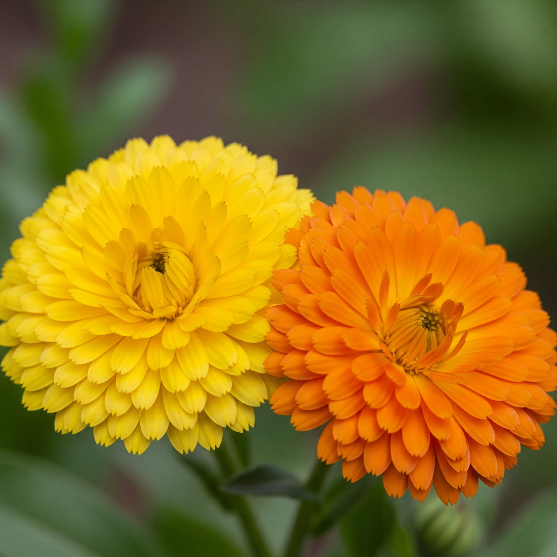 Calendula Doppia Mix – 10 Semi, Fiori Grandi, Arancio e Giallo, Officinale, Facile da Coltivare, Alta Germinabilità, Non-GMO