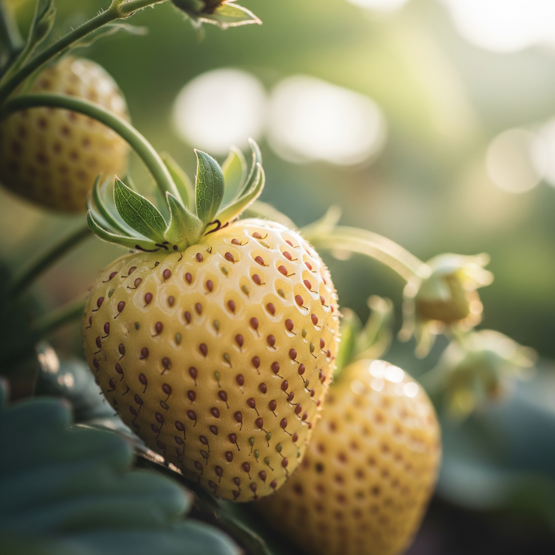 Fragola Gialla Strawberry Fragaria Yellow – 10 Semi – Pianta Tropicale, Sapore Intenso, Alta Qualità, Non-GMO