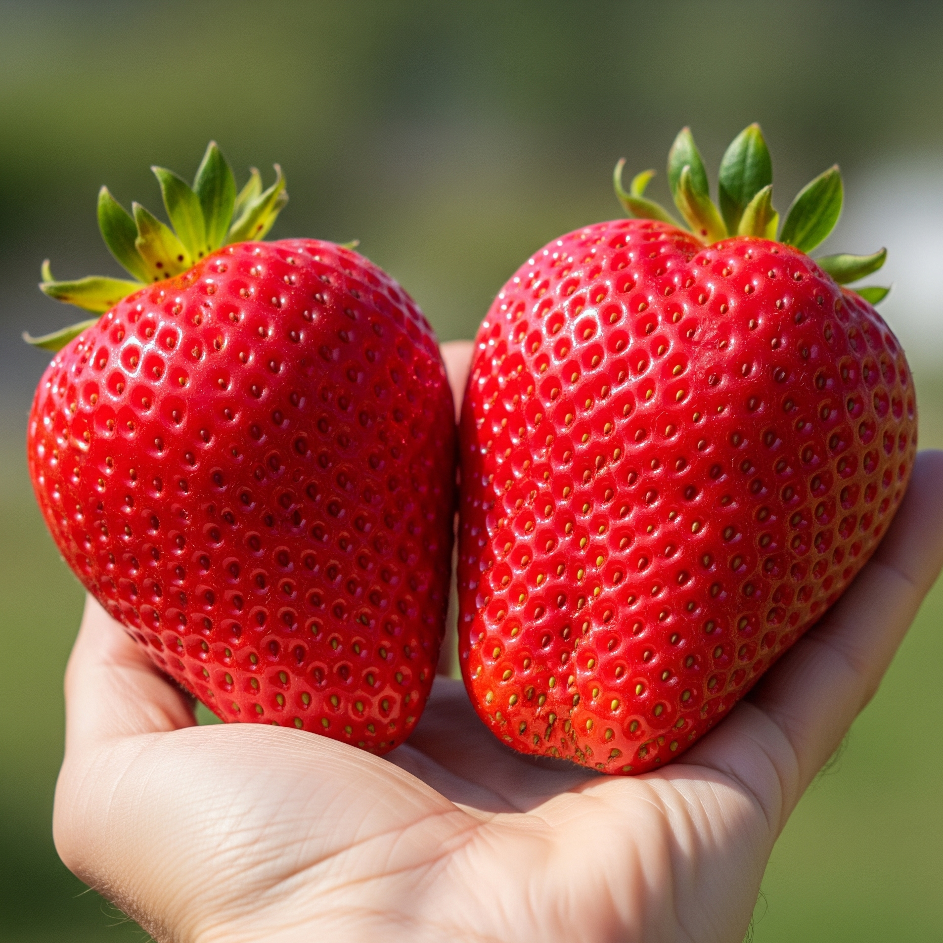 Fragola Gigante – 10 Semi – Giant Strawberry, Pianta Tropicale, Frutti Grandi, Alta Qualità, Non-GMO