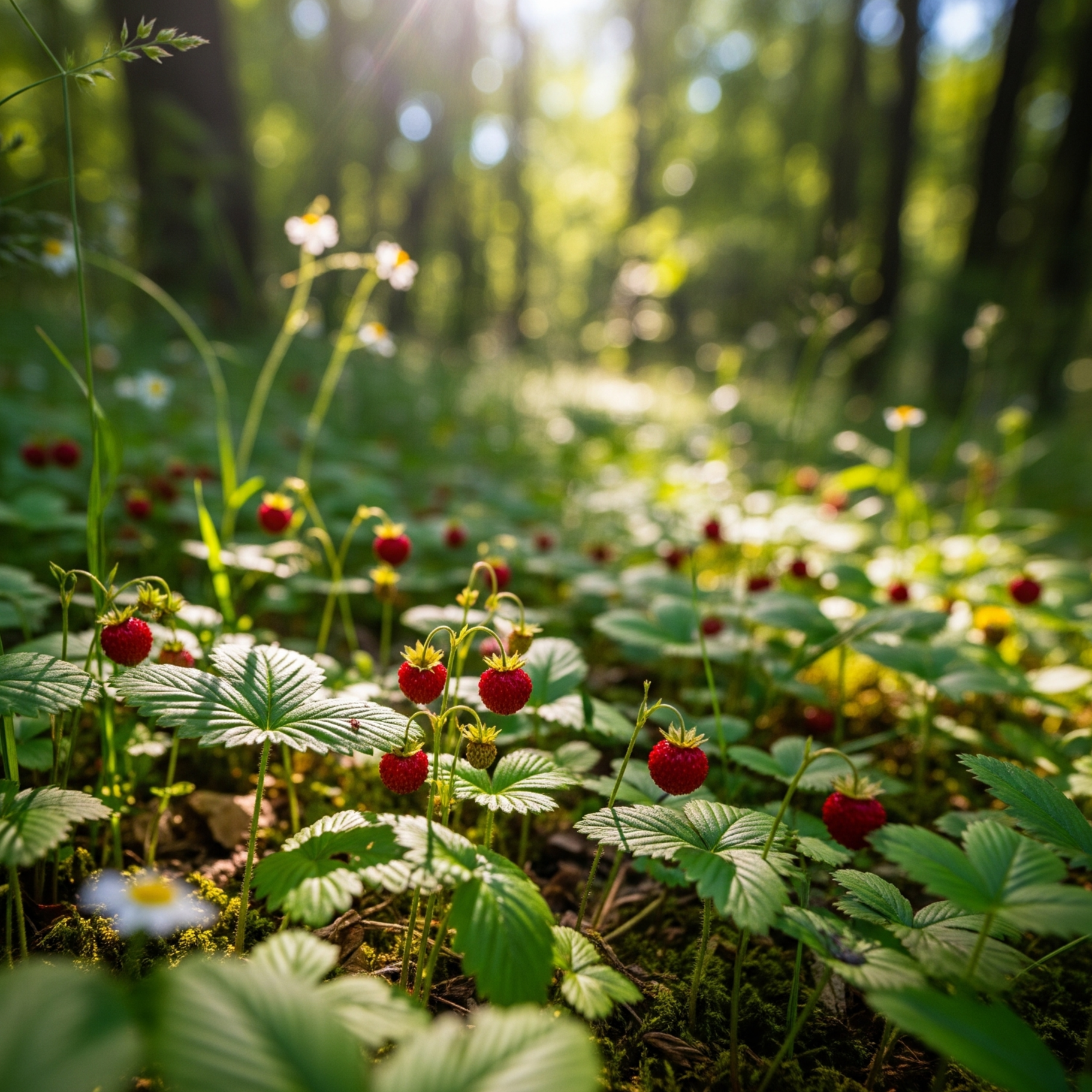 Fragola di Bosco Regina delle Valli – 10 Semi – Alta Qualità, Non-GMO, Frutti Grandi Aromatici, Perenne, Ideale per Orto e Giardino