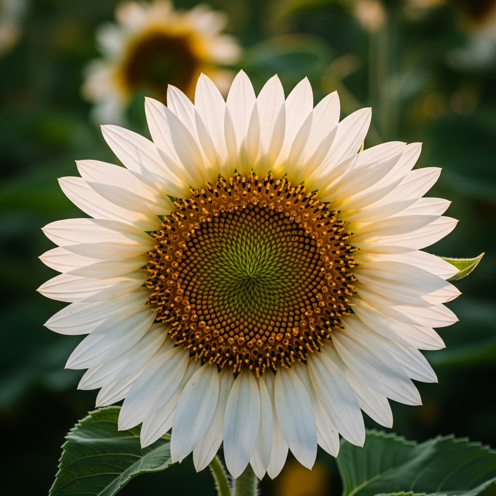 Girasole Italian White – 30 semi – Bianco crema, elegante e rustico, ideale per vasi e composizioni