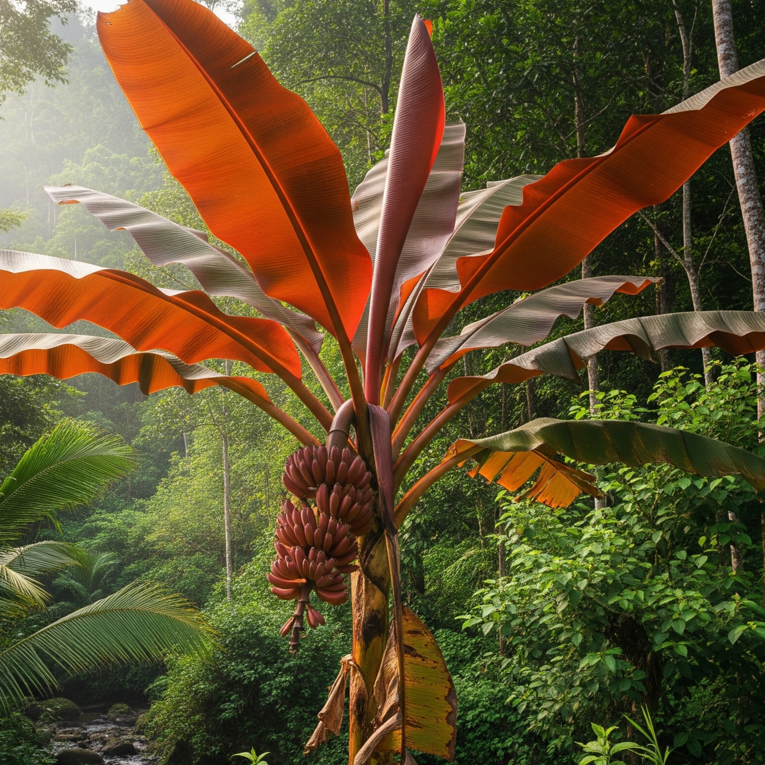 Musa Velutina (Banana Rossa) – 10 Semi – Alta Qualità, Selezionati, Pianta Tropicale, Frutti Decorativi