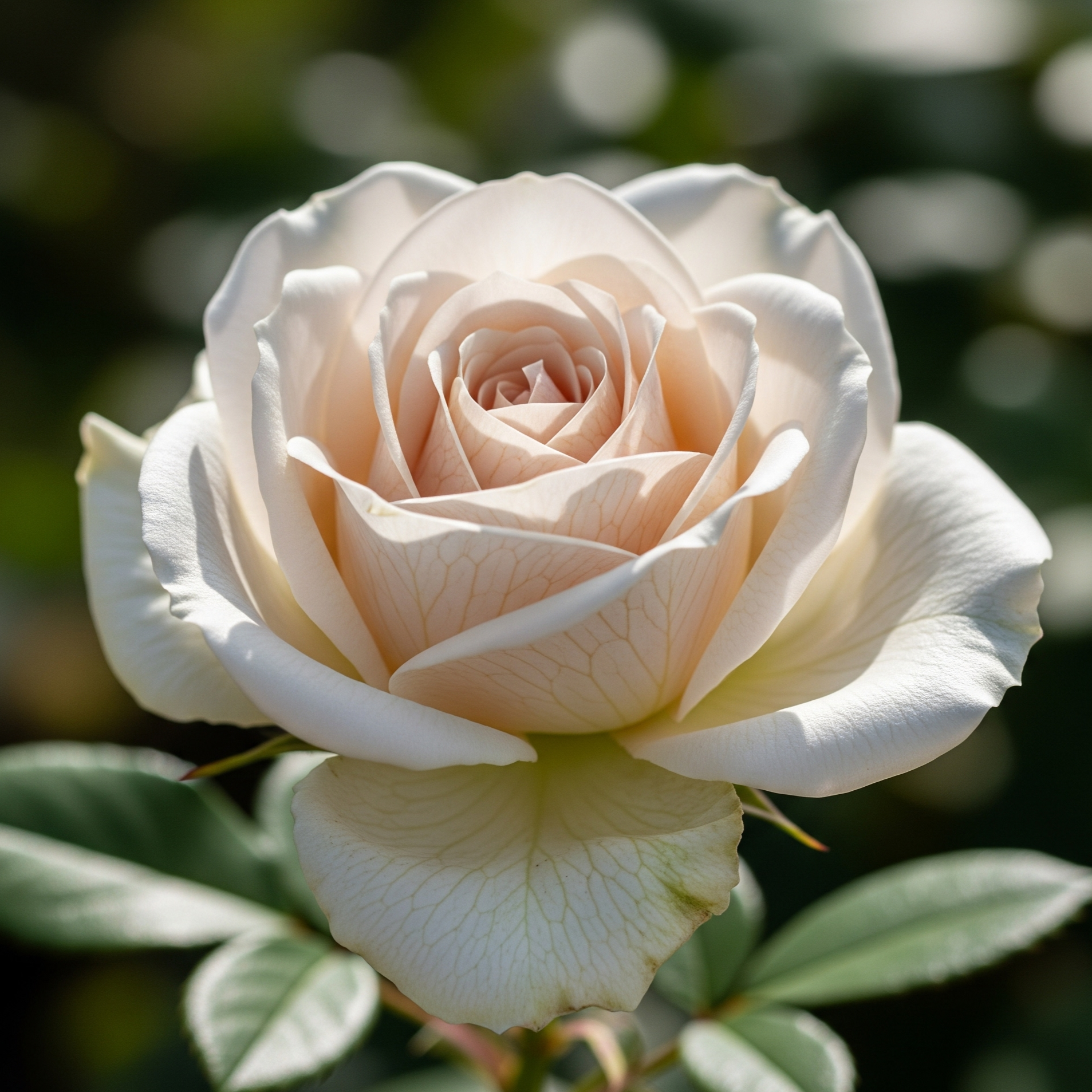 Rose Bianco Screziato – 50 Semi – Fiore Esotico Raro, Perenne, Alta Qualità, Colore Unico Variegato, Ideale per Giardino e Vaso, Non-GMO