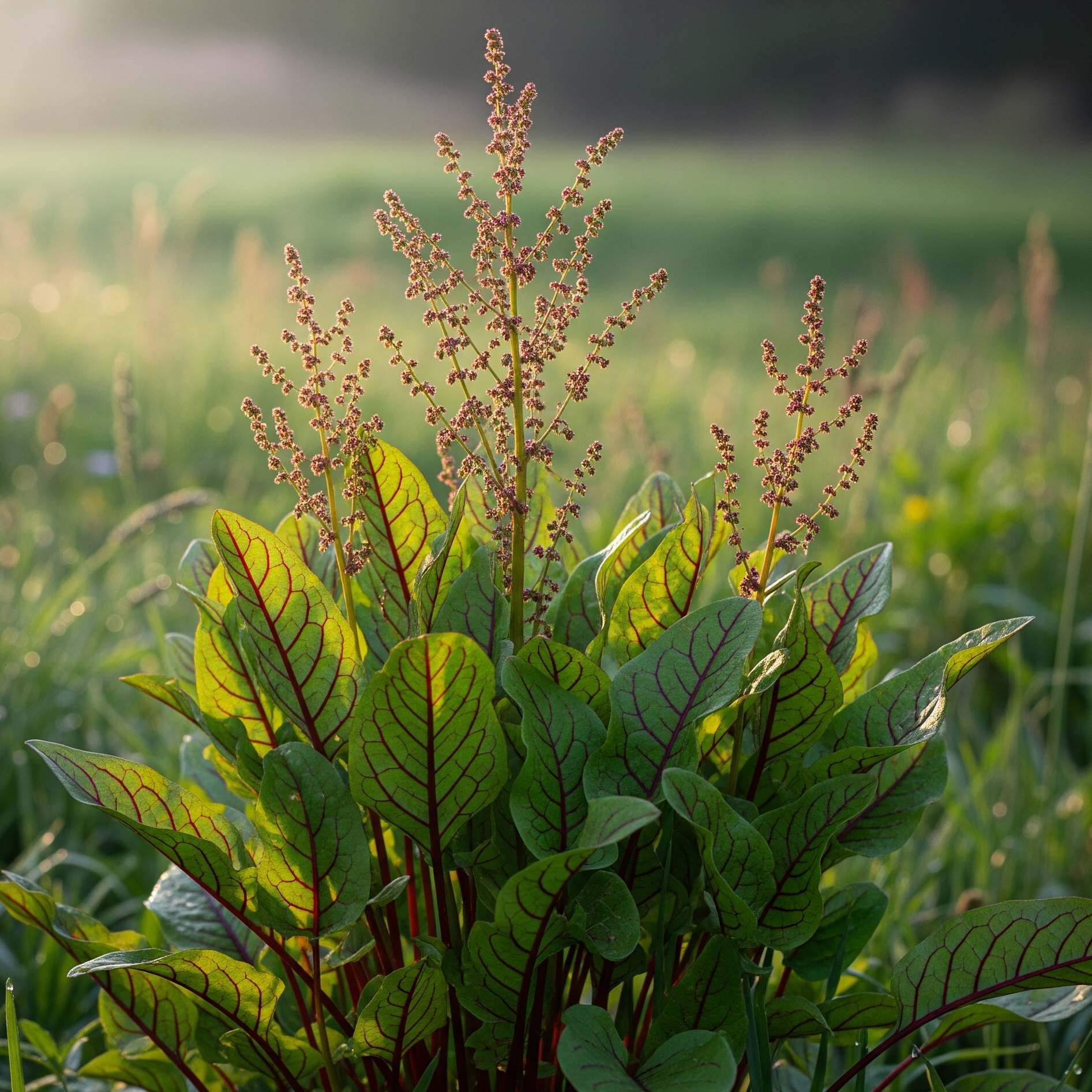 Acetosa Rossa (Rumex Sanguineus) – 30 Semi – Foglie Rosse, Sapore Delicato, Ideale per Insalate e Decorazioni, Facile da Coltivare