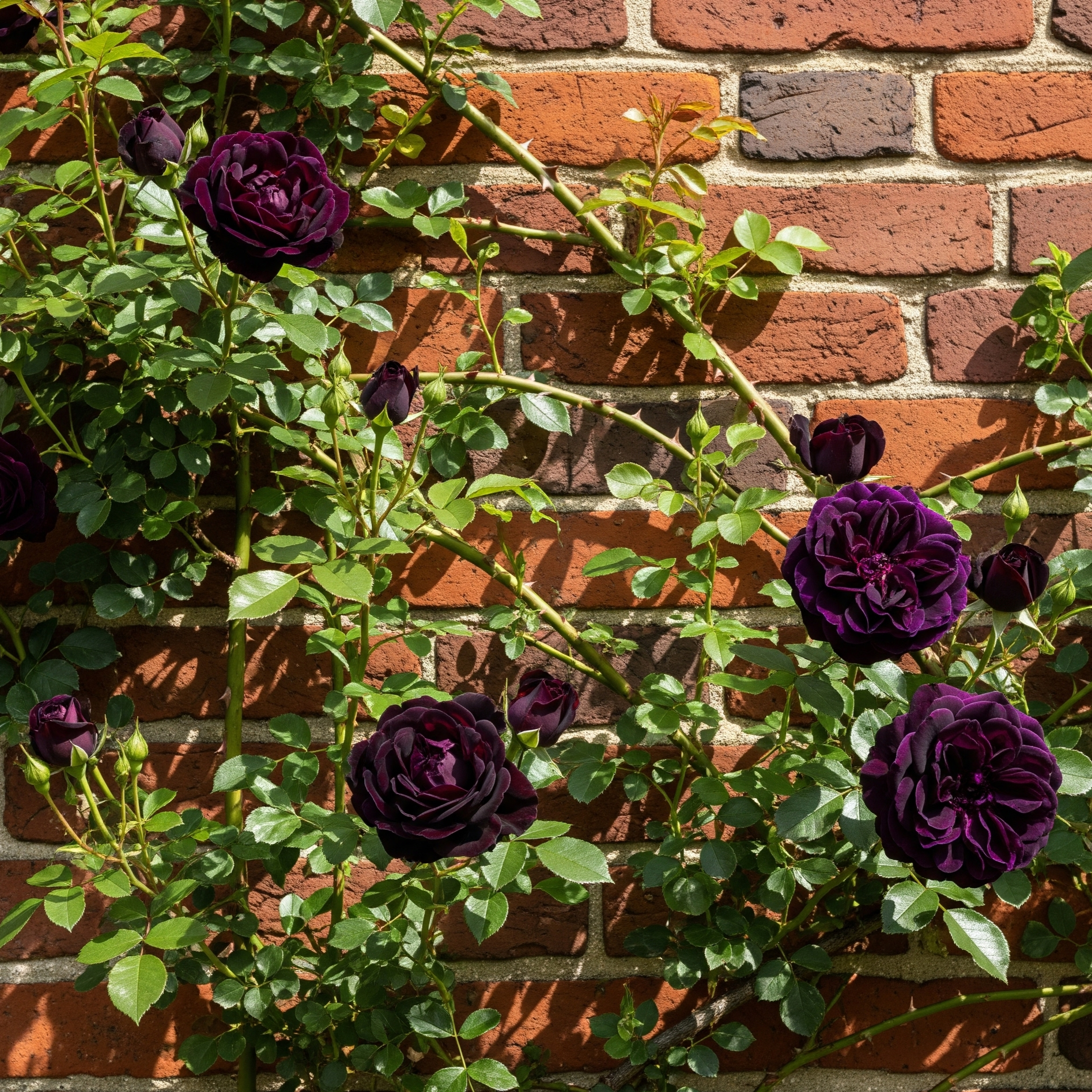 rosa rampicante porpora