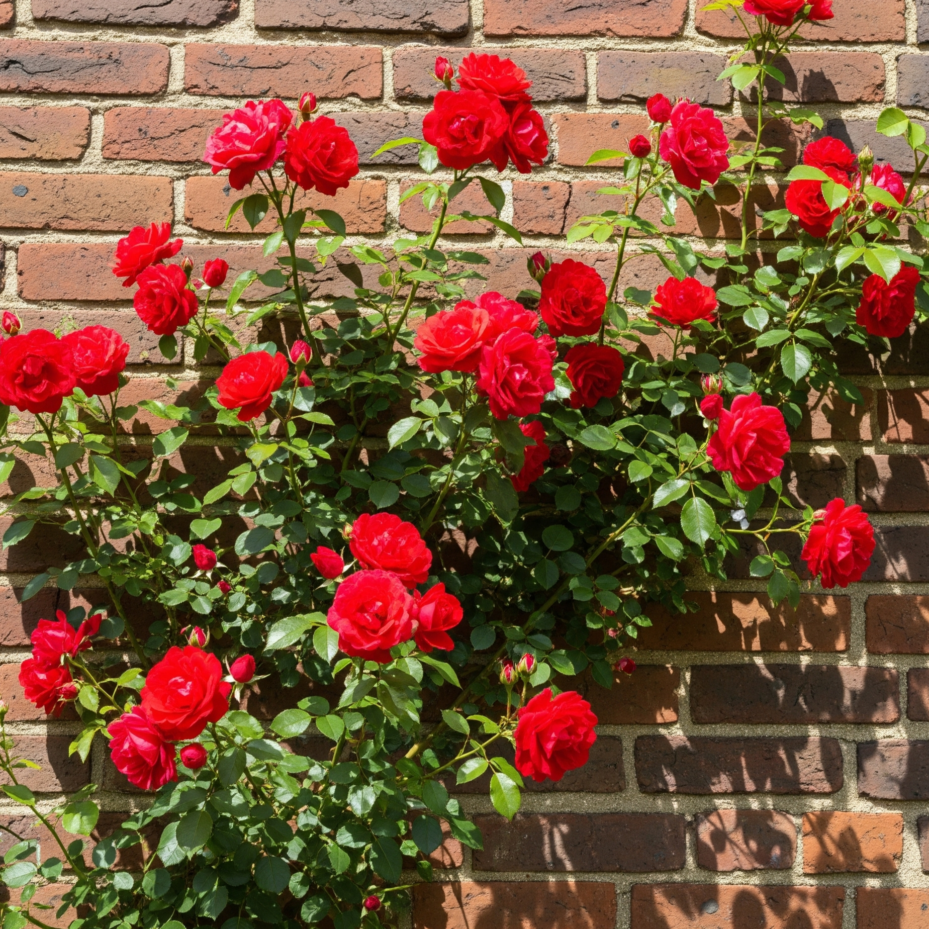 rosa rampicante rossa