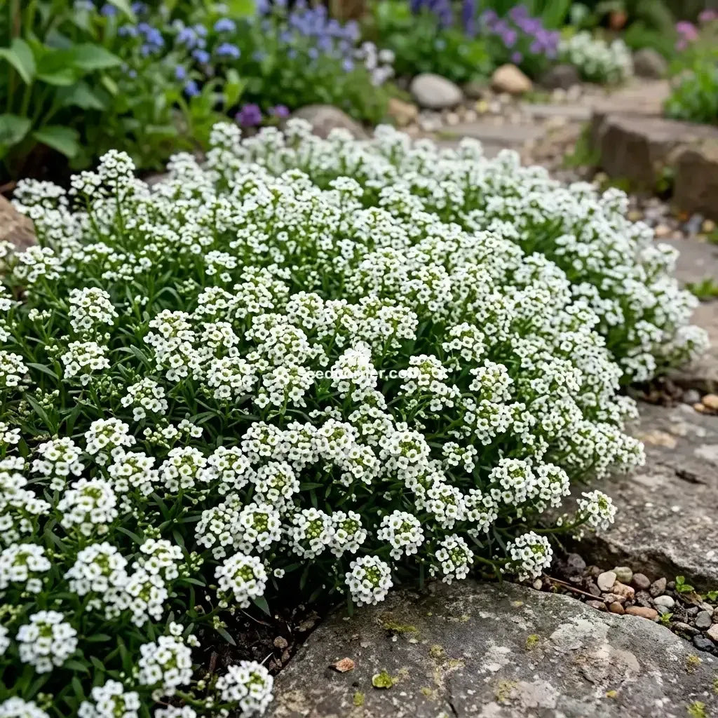 10 Semi di Alisso Lobularia maritima – Semi Freschi, Alta Germinabilità, No-GMO